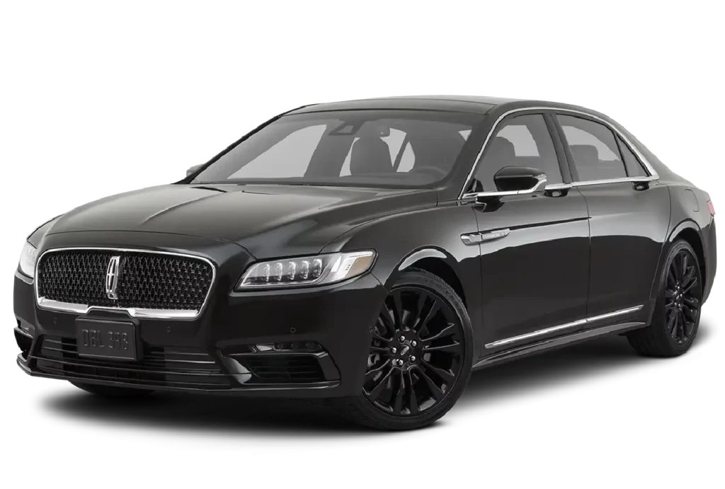 Lincoln Continental luxury sedan car and limo service to LaGuardia Airport NYC