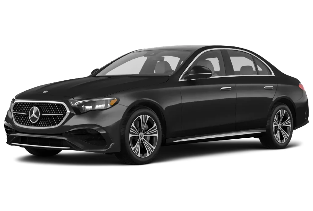 Mercedes E-Class luxury sedan car and limo service to LaGuardia Airport NYC