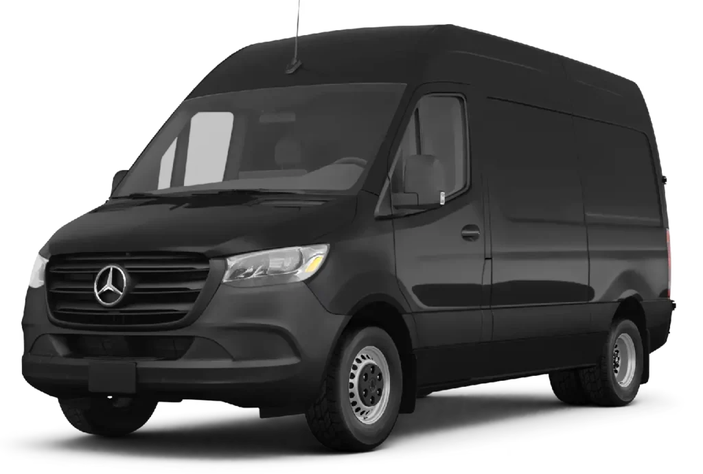 Mercedes-Benz Sprinter van car and limo service from New York and New Jersey to LaGuardia Airport